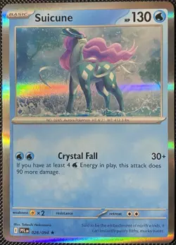 Suicune 026/094 Me02: Phantasmal Flames Holo - Pokemon Card - Image 1