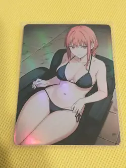 Chainsaw Makima custom Beauty Goddess Story Anime Girl Holo waifu Card - Image 1