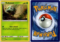 Pokemon Card - Bulbasaur 1/18 Detective Pikachu Common Holo Lightly Played - Image 3