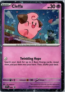 Pokemon Card - Cleffa Scarlet & Violet Promo 095 Promo Holo Holo Near Mint - Image 1
