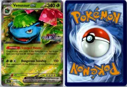 Venusaur ex (Stellar Crown Stamp) Miscellaneous Cards & Products 001/142 Holo NM - Image 3