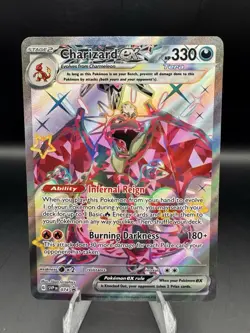 Charizard Shiny ex 074 Sv: Scarlet & Violet Promo Cards Holo ✨NM - Image 1