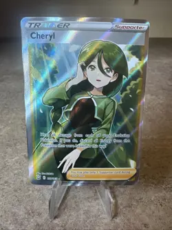 Pokemon TCG Cheryl 159/163 Ultra Rare Battle Styles Full Art Trainer Card NM - Image 1