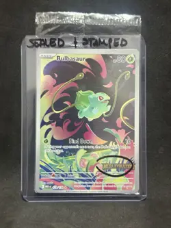 Bulbasaur - (Mega Evolution Stamped) 133/132 Miscellaneous Cards & Products Holo - Image 1
