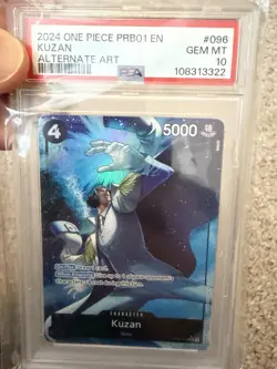 One Piece Card Game Kuzan PRB01-096 Alternate Art Special 2024 PSA 10 - Image 3
