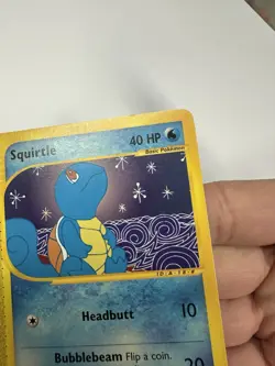 Pokemon Squirtle Expedition 132/165 Regular Common 2002 Light Play - Image 3