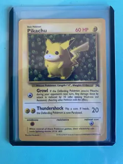 Pikachu & Jigglypuff Corocoro Grey Star Promo Pokemon Cards - Image 3