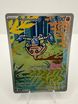 Hitmontop 240/217 Illustration Rare IR Holo Ascended Heroes Pokemon TCG Card - Image 1