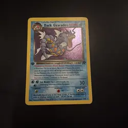 Dark Gyarados - 8/82 - 1st Edition Holo Rare Pokemon Card - Team Rocket - Image 1