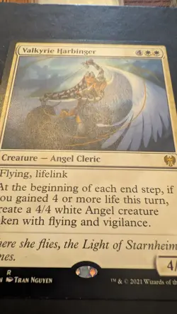 Valkyrie Harbinger Regular Magic Card Kaldheim - Image 1