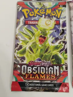 Pokemon 10 Paldea Evolved/Temporal Forces/Obsidian Flames Sealed Booster Packs - Image 5