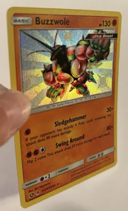 Buzzwole SHINY SV24/SV94 Hidden Fates LP Holo Foil Rare Pokemon Card - Image 2