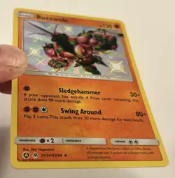 Buzzwole SHINY SV24/SV94 Hidden Fates LP Holo Foil Rare Pokemon Card - Image 3