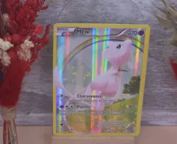 Mew XY110 XY Holo Full Art XY Promo Pokemon Card NM - Image 5
