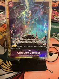 One Piece Card Game - Best Selection vol. 4 - Gum Gum Lightning - Image 1