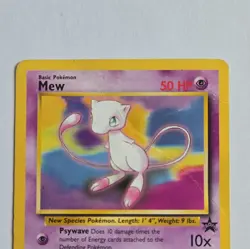WOTC Pokemon Mew Wotc Promo Non Holo Promo 50 HP English 2000 Vintage Card - Image 2