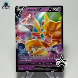 Alakazam V SWSH 083 Rare Black Star Promo Card Pokemon TCG: MINT SHIPS TODAY! - Image 1