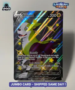 Boltund V SWSH085 Black Star Promo Jumbo Card Pokemon TCG: Shining Fates - Image 1