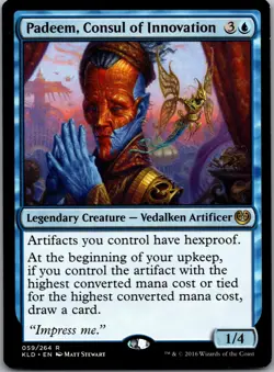 Padeem, Consul of Innovation 59 Rare Kaladesh Magic: The Gathering LP - Image 1