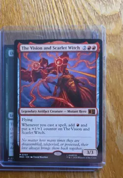 The Vision and Scarlet Witch Commander: Marvel Super Heroes Foil - Image 1