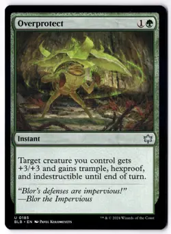Overprotect BLB 185 Magic: The Gathering UC NM - Image 1
