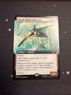 Royal Talon Fighter Jet Marvel Super Heroes Extended Art Rare - Image 1
