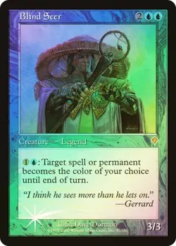 Invasion MTG FOIL Blind Seer Magic - Image 1