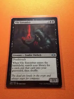 MTG Magic The Gathering Vile Entomber LP MH2 Black Zombie - Image 1