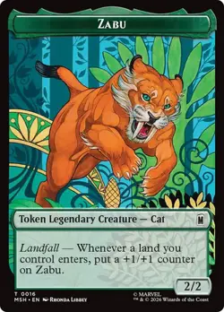 Redwing / Zabu Double-Sided Token - Marvel Super Heroes MTG NM/M - Image 1