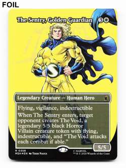 The Sentry, Golden Guardian (Borderless) - FOIL - [Marvel Super Heroes] MSH MTG - Image 1