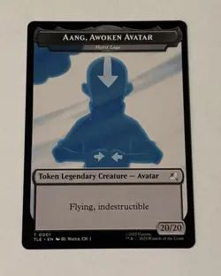 MTG Aang, Awoken Avatar - Marit Lage Treasure Double-Sided Token TLE LP - Image 1