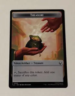 MTG Aang, Awoken Avatar - Marit Lage Treasure Double-Sided Token TLE LP - Image 2