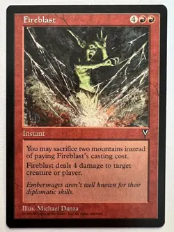 Fireblast - MTG Visions - NM Common Instant - Image 1