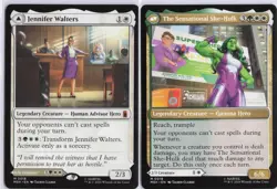 Jennifer Walters 18 Mythic Marvel Super Heroes Magic: The Gathering Near Mint - Image 3