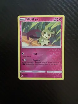 Mimikyu 112/181 Pokemon Sun & Moon 2019 Team Up Unlimited Reverse Holo Rare NM - Image 1