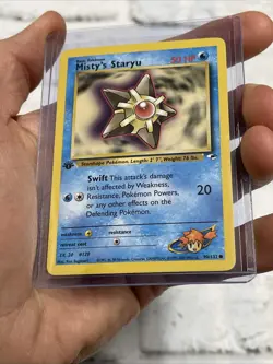 POKEMON MISTY'S STARYU 90/132 1ST EDITION GYM HEROES NM VINTAGE NINTENDO WOTC - Image 2