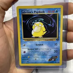 Sabrina's Psyduck Unlimited Gym Challenge 99/132 Pokemon TCG Regular NM Vintage - Image 1