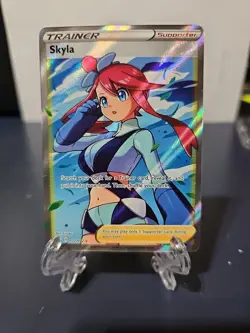 Pokemon TCG - Skyla - Shining Fates - 072/072 - Holo Ultra Rare - NM - Image 1