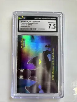 topps pokemon ep 13 mystery at the lighthouse rainbow foil - Image 1