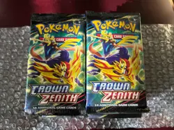 36x Pokemon Crown Zenith Booster Pack Lot of 36 Factory Sealed Booster Packs - Image 1