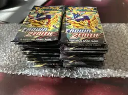 36x Pokemon Crown Zenith Booster Pack Lot of 36 Factory Sealed Booster Packs - Image 2