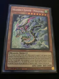 Yu-Gi-Oh! - Heavenly Zephyr - Miradora - BLVO-EN029 - 1st Edition Secret Rare - Image 1