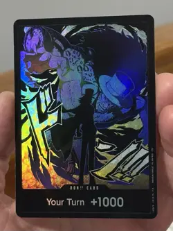 DON!! Card (Rob Lucci) One Piece Premium Booster -The Best- Vol.2 FOIL NM - Image 3
