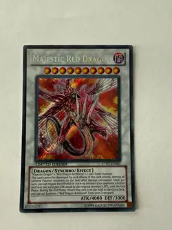 Yugioh Majestic Red Dragon CT07-EN001 Secret Rare Limited Edition VLP - Image 1