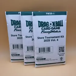(3 Kits) Dragon Ball Card Game Fusion World Store Tournament Kits 2025 Vol. 4 - Image 1