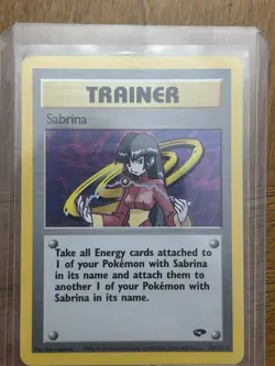 Sabrina Trainer 20/132 Gym Challenge Unlimited Holo Rare Pokemon Card TCG #V1 - Image 1