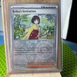 Erika's Invitation Reverse Holo NM 160/165 Scarlet & Violet 151 Pokemon Card - Image 1
