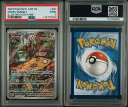 Brute Bonnet - 207/182 - Pokemon Paradox Rift Illustration Rare Card PSA 9 - Image 3