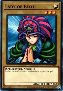 Yugioh Lady of Faith - Metal Raiders (25th Anniversary Edition) MRD-EN119 Card - Image 1