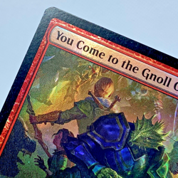 Magic the Gathering You Come to the Gnoll Camp Foil Card AFR - Image 3